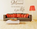 Enjoy This Moment - Motivational Vinyl Art